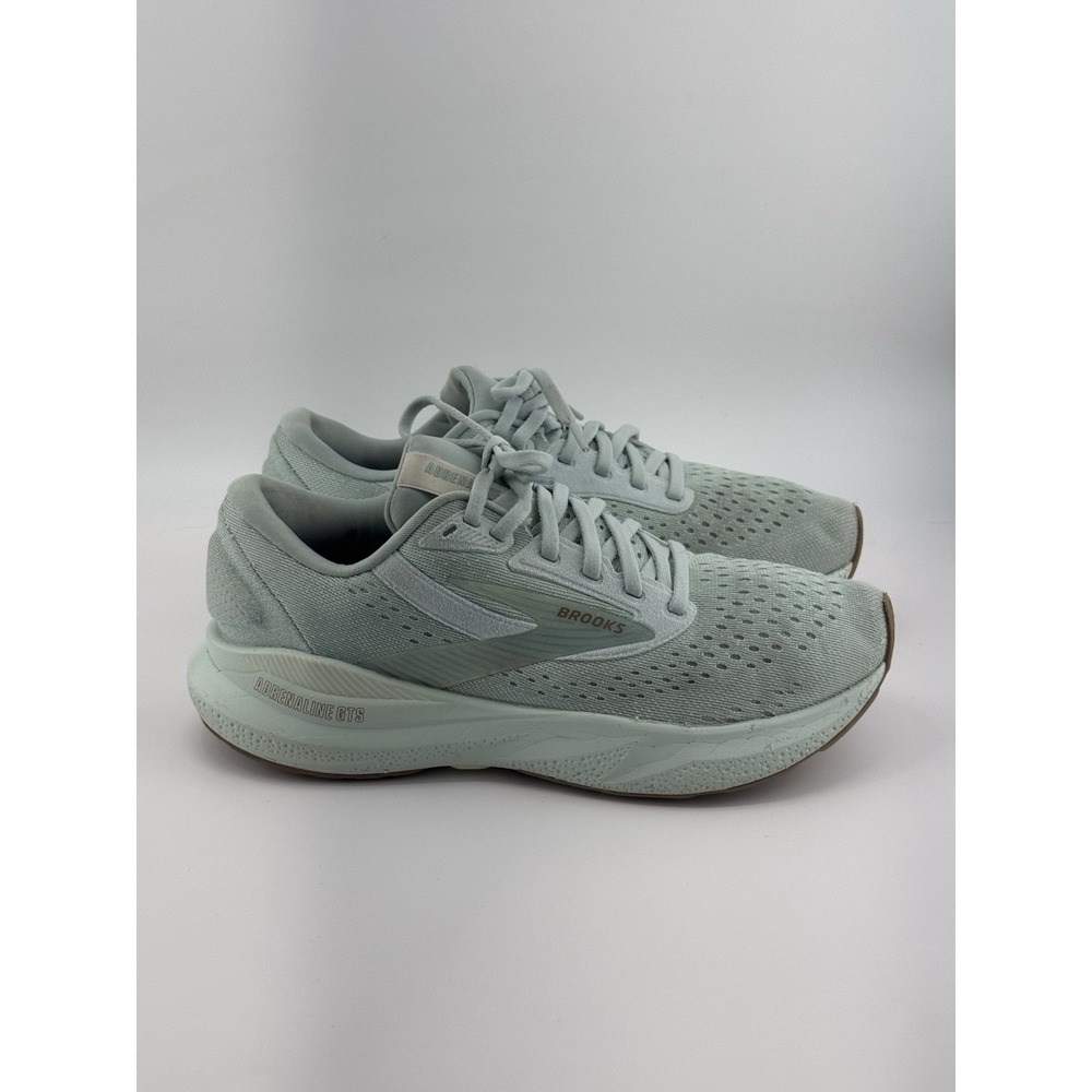 Brooks Adrenaline GTS 24 Pastel Mint Green Running Shoes Women 1204261B445 Sz 8